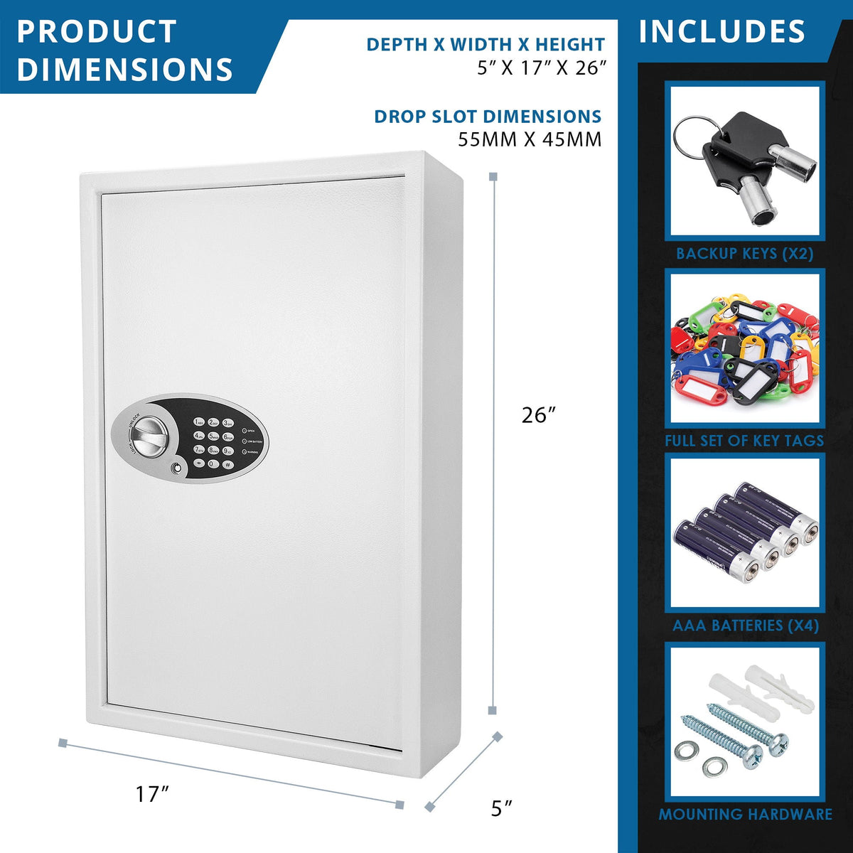 Key Cabinet Digital Keypad Wall Safe, photo 19 of 20