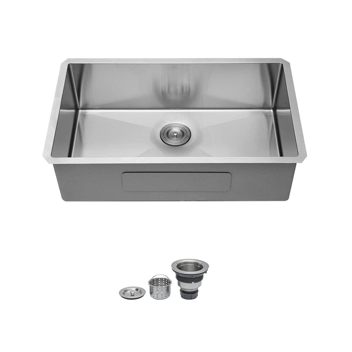Undermount Stainless Steel Kitchen Sink, Deep Single Bowl Basin, photo 4 of 29