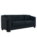 Modern Chesterfield Sofa With Tufted Backrest For Living Room by HouseOfZazla