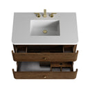 James Martin Allamari 36" Floating Single Bathroom Vanity, Sable