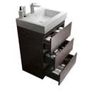 Alice - Bathroom Vanity With Large Storage Freestanding Bathroom Vanity, Sink For Modern Bathroom, One-Piece Sink Basin Without Drain And Faucet by Unique Piece Furniture