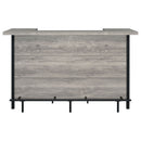 Menimen - Freestanding Bar Unit - Gray