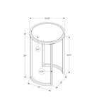 Round Accent Side Table, Contemporary & Modern by HouseOfZazla