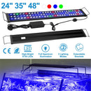 LED Aquarium Light Multi-Color Full Spectrum Freshwater Fish Tank Light w/ Extendable Brackets