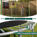 14FT Sports Fitness Trampoline with Enclosure Net by HouseOfZazla