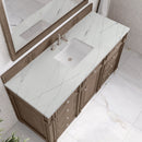 James Martin Bristol 60" Single Bathroom Vanity, Whitewashed Walnut