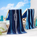 Cotton Velour Beach Towel - Maui Collection by Great Bay Home