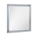 Moon - Marble Mirror With LED - White by HouseOfZazla