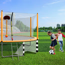 16Ft Trampoline With Basketball Hoop Pump And Ladder (Inner Safety Enclosure) With Soccer Goal