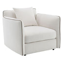 Yolanda - Chair With Pillow - Beige Chenille by Unique Piece Furniture