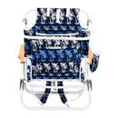 1PCS Backpack Beach Chairs for Adults Beach towel backpack beach chairs for adults 5 position chair with pouch folding lightweight positions back pack 13 inch high