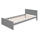 Loft Bed With A Twin Size Standalone Bed, Shelves, Desk, And Wardrobe by HouseOfZazla