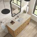 James Martin Breckenridge 60" Single Bathroom Vanity, Light Natural Oak