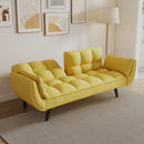 Sofa Soft Two Armrests Throw Pillow Pillow Comfortable Fit Apartment Bedroom Small Space by HouseOfZazla