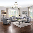 Ariadne - Chair With Pillow - Fabric & Platinum