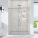56-60"W x 72"H Frameless Single Sliding Shower Door by HouseOfZazla