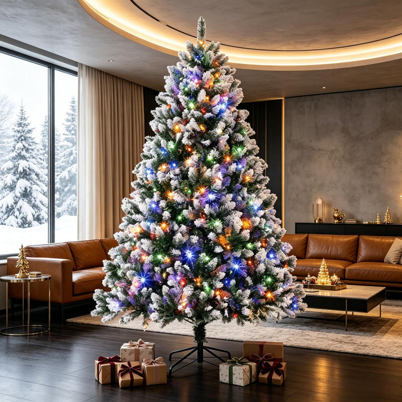 7.5 ft Pre-Lit Artificial Christmas Tree, photo 7 of 9
