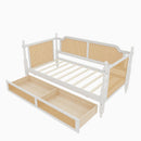 Traditional Style Rattan Daybed, No Box Spring Needed by HouseOfZazla