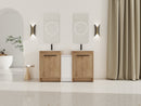 60 Inch Freestanding Bathroom Vanity with Ceramic Sink