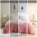 Twin/Twin XL Ombre Shaggy Long Fur Comforter Mini Set