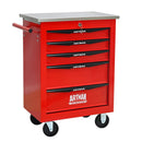 5 Drawers Multifunctional Tool Cart with Wheels by HouseOfZazla