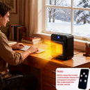 Space Heater for Indoor Use – 1500W Ceramic with Remote & Timer