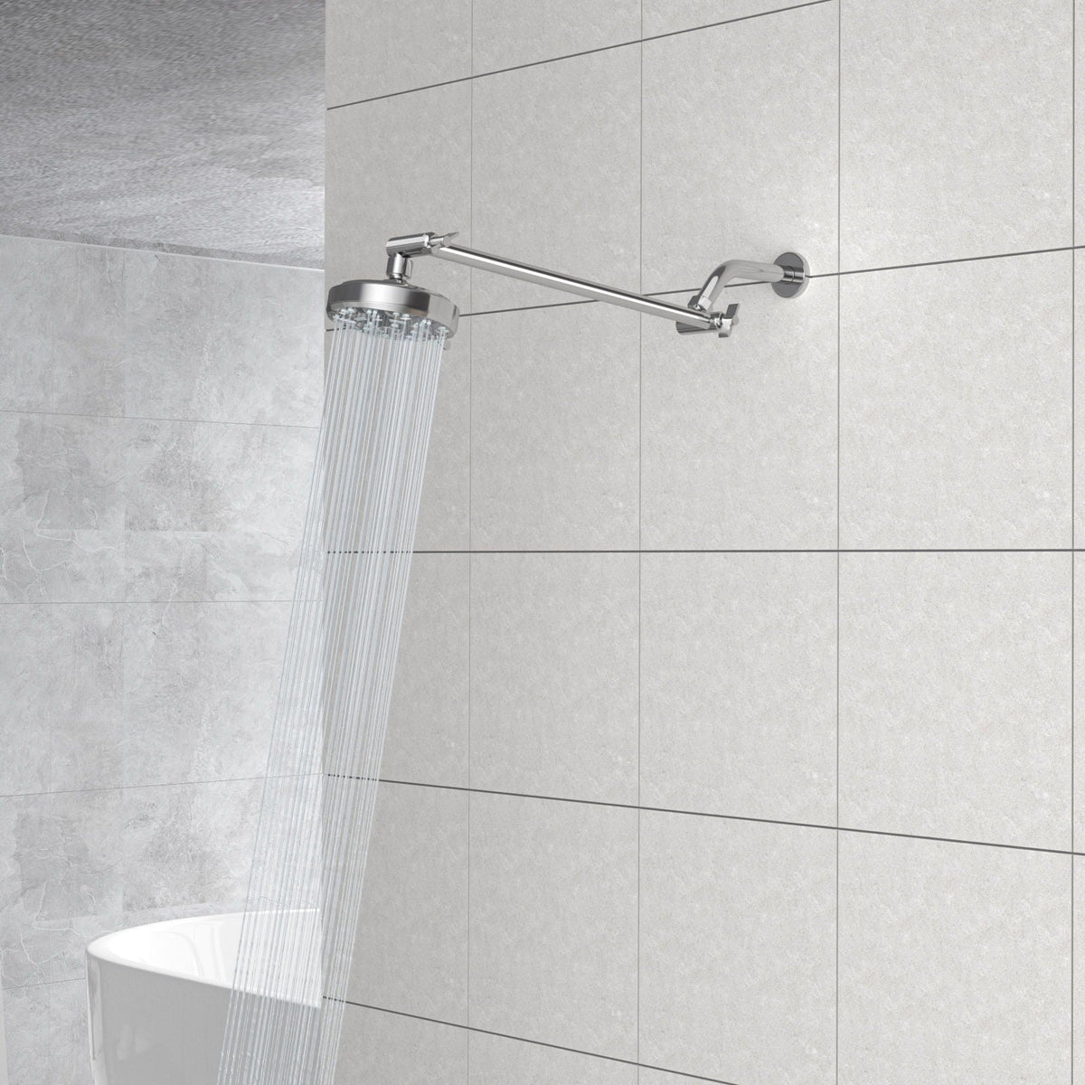Sleek Design Stainless Steel Shower Arm Extension, photo 22 of 28