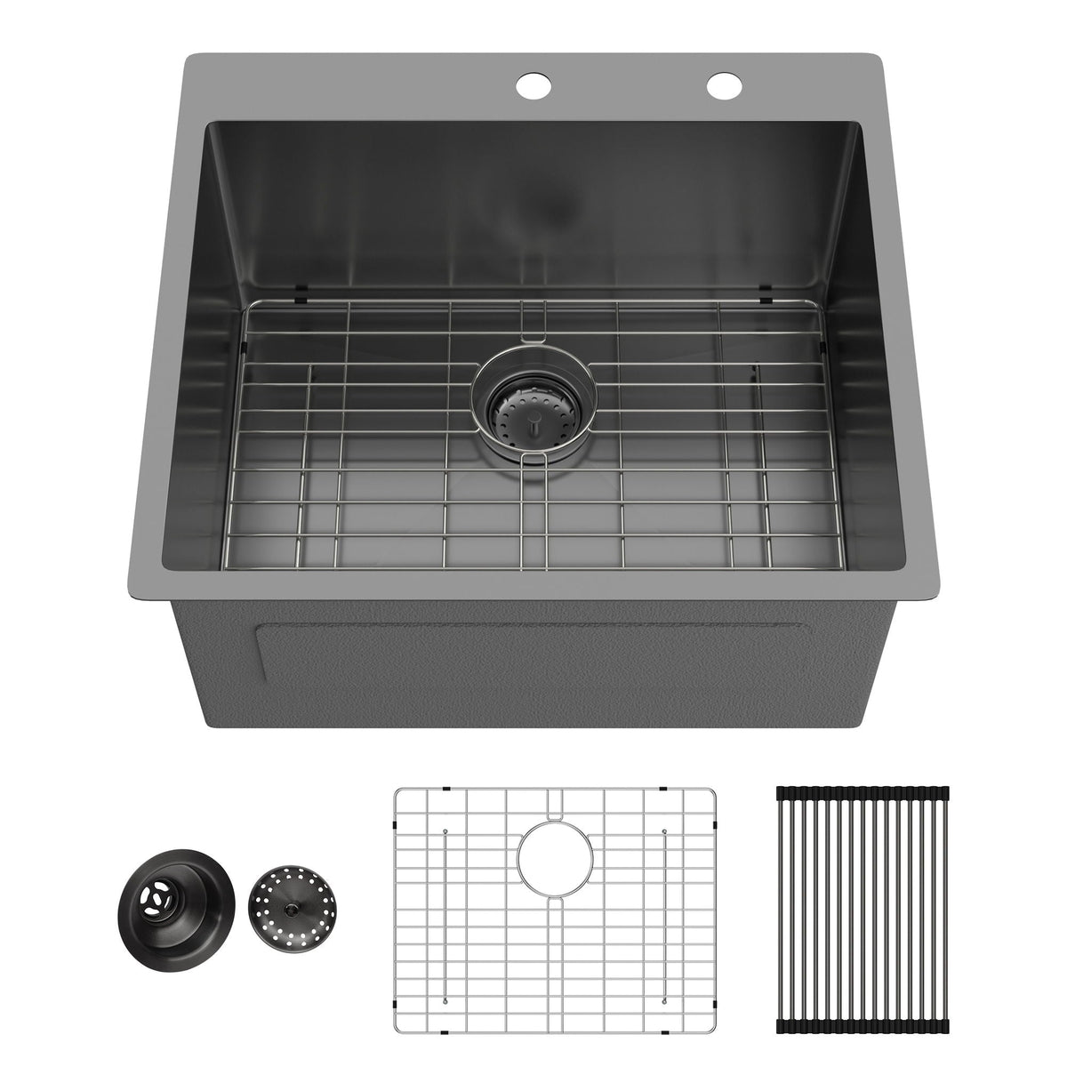 Topmount Kitchen Sink 16 Gauge, Single Bowl, photo 5 of 40