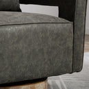 29.1"W Swivel Accent Open Back Barrel Chair by HouseOfZazla
