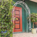 Metal Garden Arch Assemble Freely With 8 Styles Garden Arbor Trellis Climbing Plants Support Rose Arch by HouseOfZazla