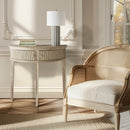Vintage Inspired Storage Console Table With Fluted Doors by HouseOfZazla