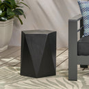 Side Table With Geometric Design by HouseOfZazla