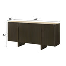 Davita - Server With Ceramic Top - Walnut by Unique Piece Furniture