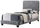 Channel Tufted Bed by Unique Piece Furniture