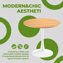 Mid-Century Tulip Table With Round Top, Pedestal Base by Unique Piece Furniture