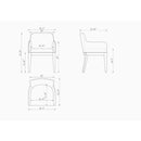 Gansevoort - Dining Armchair by HouseOfZazla