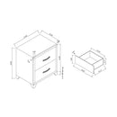 Carlos - 5 Pieces Queen Bedroom Set - Black by HouseOfZazla