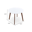 Dining Table - Brown / White by Unique Piece Furniture