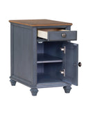 Americana - Chairside Table - Blue by HouseOfZazla