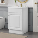 Bathroom Vanity With Sink, Cabinet With Adjustable Shelf by HouseOfZazla