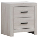 Geary - 4 Piece King Panel Bedroom Set With 2 Nightstands And Dresser - White