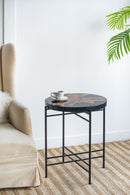 Side Table - Black / Brown by Unique Piece Furniture