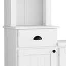 Minimalist Entertainment Wall Unit Set With Bridge For TVs Up To 75" by HouseOfZazla