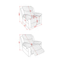 Bruni - Glider Recliner With Manual Recline by Unique Piece Furniture