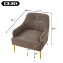 Modern Elegance Accent Chair With Curved Backrest by HouseOfZazla