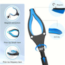 Heavy-Duty Steel Folding Trash Picker – 32" with Magnet & Anti-Slip Handle