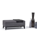 Oregon - Contemporary Storage Ottoman Bench With Tray by HouseOfZazla