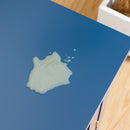 71-inchstylishTVcabinet Entertainment CenterTV stand,TVConsoleTable, Media Console,solidwood frame,Changhong glass door,Metal handle,antique blue,canbeplacedin the children's room,bedroom Living Room