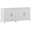 Accent Storage Cabinet Sideboard Wooden Cabinet with Metal Handles for Hallway, Entryway, Living Room, Bedroom
