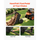 Dump Trailer 500 lbs 10 Cu. Ft Tow Behind Plastic Garden ATV Trailer Cart by HouseOfZazla